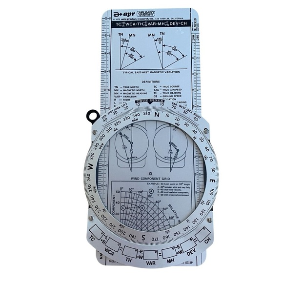 Vintage 1973 APR Aero Products Research Air Learn System Flight E6-b9 Computer - Picture 2 of 12